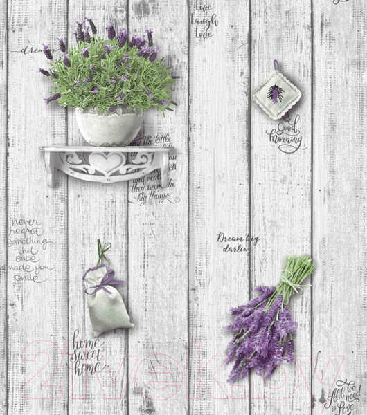 Изображение товара Бумажные обои Белобои Лаванда С1-МО к-10 (симплекс)