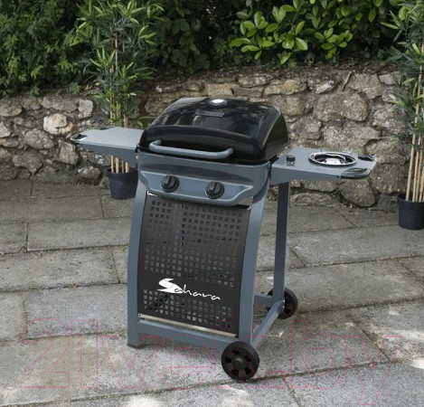 Изображение товара Газовый гриль Sahara X150 2 Burner BBQ / X150EW-BK (черный/серый)