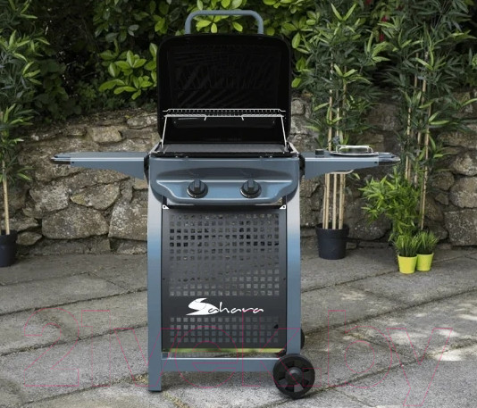 Изображение товара Газовый гриль Sahara X150 2 Burner BBQ / X150EW-BK (черный/серый)