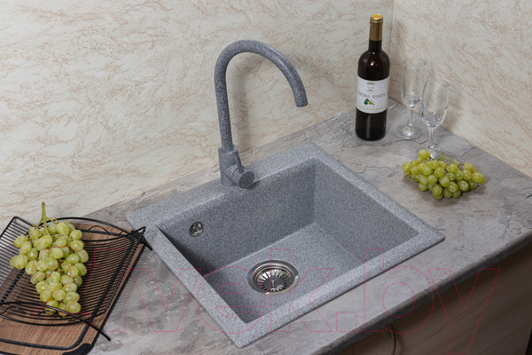 Изображение товара Мойка кухонная БелЭворс Mini (серый, без сифона)