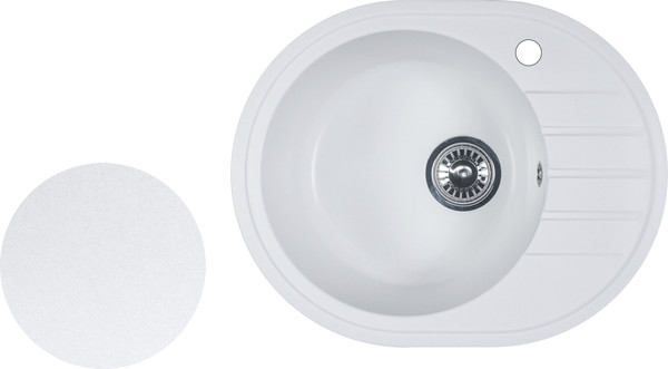 Изображение товара Мойка кухонная БелЭворс New Lux L (белый, без сифона)