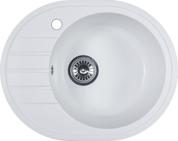 Изображение товара Мойка кухонная БелЭворс New Lux R (белый, без сифона)