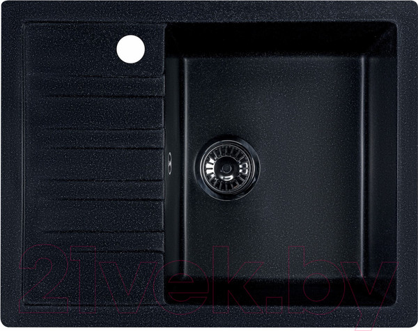 Изображение товара Мойка кухонная БелЭворс Vega R (черный, без сифона)