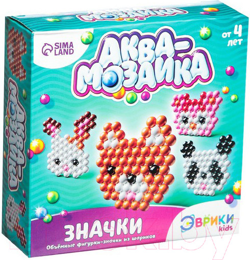 Изображение товара Развивающая игра Эврики Аквамозаика. Мордочки / 3794470