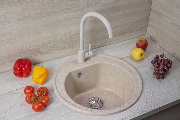 Изображение товара Мойка кухонная БелЭворс Traffic (темно-бежевый, без сифона)