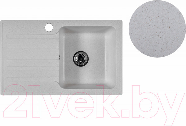 Изображение товара Мойка кухонная БелЭворс Styl R (бежевый, без сифона)