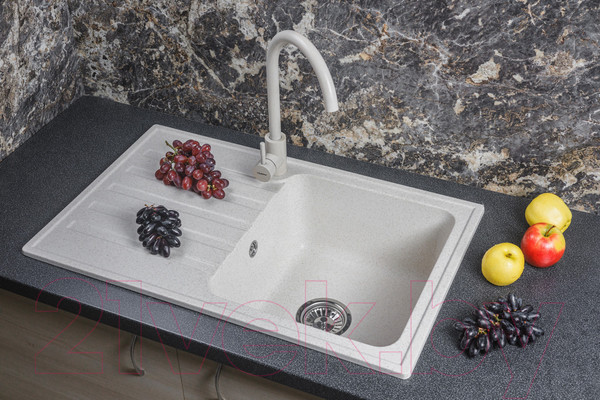 Изображение товара Мойка кухонная БелЭворс Styl R (бежевый, без сифона)