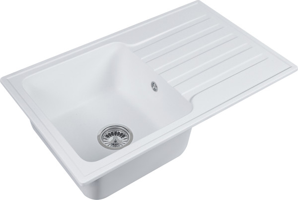 Изображение товара Мойка кухонная БелЭворс Styl L (белый, без сифона)