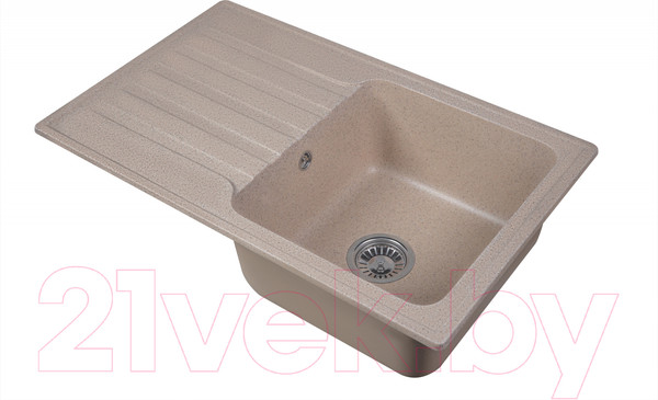 Изображение товара Мойка кухонная БелЭворс Styl R (темно-бежевый, без сифона)