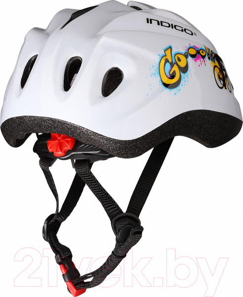 Изображение товара Защитный шлем Indigo Sport Go IN072 (р-р 48-56, белый)