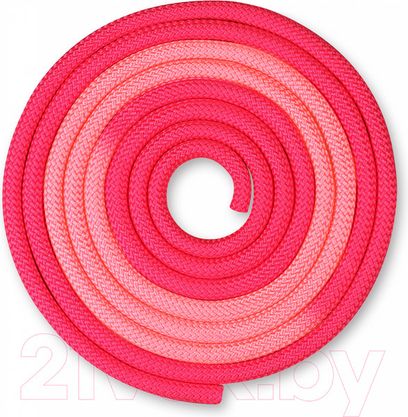 Изображение товара Скакалка для художественной гимнастики Indigo Sport IN257 (3м, фуксия/розовый)