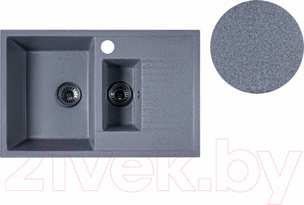 Изображение товара Мойка кухонная БелЭворс Forma L (серый, без сифона)