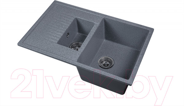 Изображение товара Мойка кухонная БелЭворс Forma R (серый, без сифона)