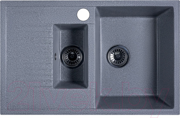 Изображение товара Мойка кухонная БелЭворс Forma R (серый, без сифона)