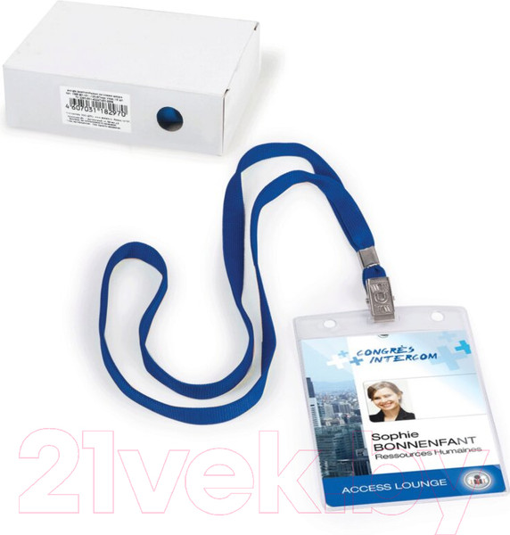 Изображение товара Набор бейджей DPS Вертикальный / 1065 ВК (синяя лента)