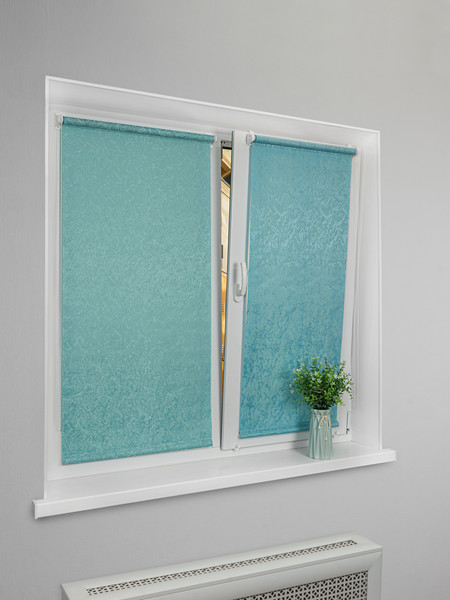 Изображение товара Рулонная штора Lm Decor Жаккард LM 66-18 57x160 (лазурный)