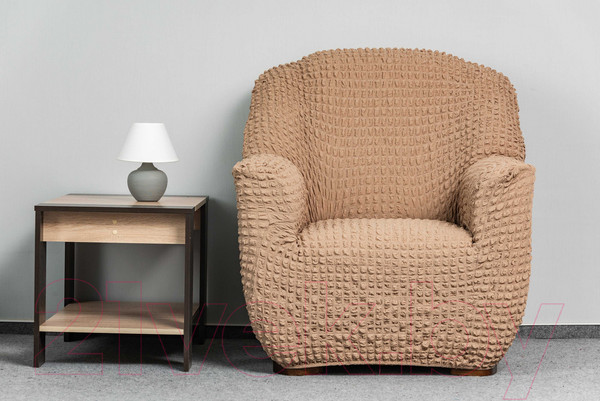 Изображение товара Комплект чехлов Софатэкс Комфорт Люкс без оборки / 00847 (капучино)