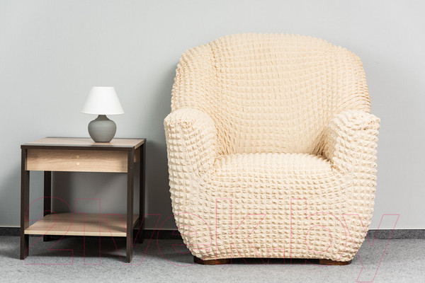 Изображение товара Комплект чехлов Софатэкс Стандарт КПО-8 без оборки (ваниль)