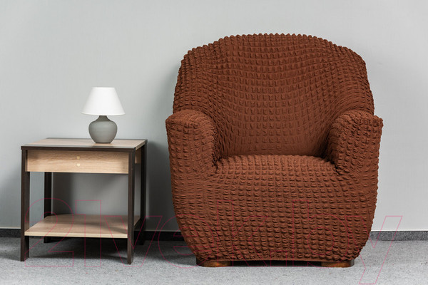 Изображение товара Комплект чехлов Софатэкс Стандарт КПО-8 без оборки / 01420 (шоколад)