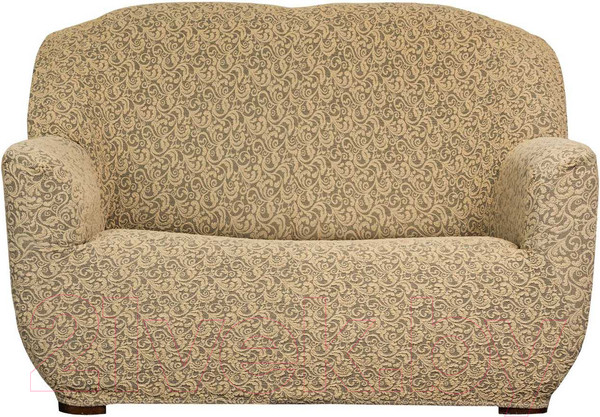 Изображение товара Чехол на 2-х местный диван Софатэкс Стандарт ПО-9 Венеция без оборки / 01603 (песок)