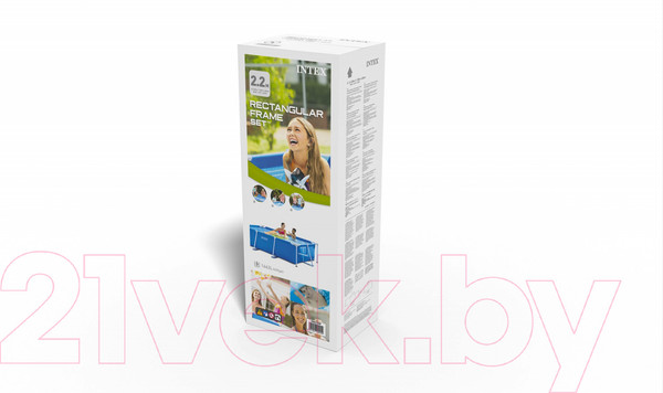 Изображение товара Каркасный бассейн Intex Rectangular Frame / 58983/28270 (220x150x60)