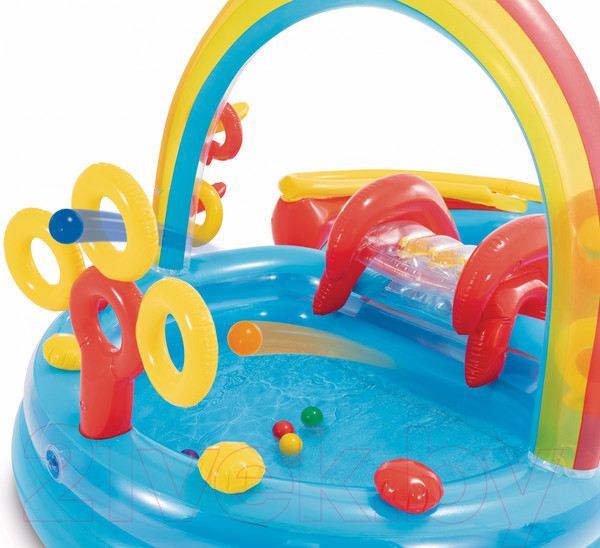 Изображение товара Водный игровой центр Intex Радуга / 57453NP (297x193x135)