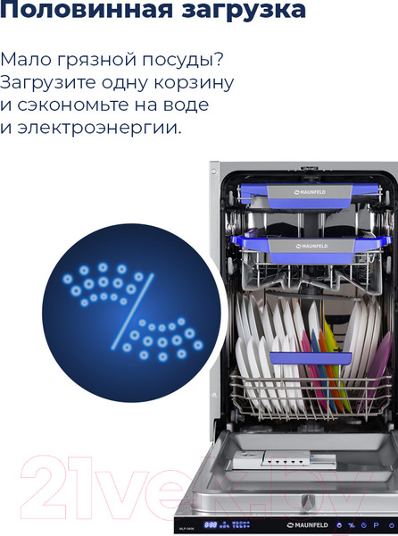 Изображение товара Посудомоечная машина Maunfeld MLP 08IM
