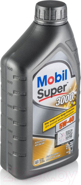 Изображение товара Моторное масло Mobil Super 3000 X1 5W40 / 152567 (1л)