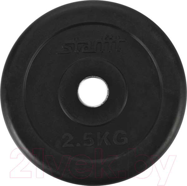 Изображение товара Диск для штанги Starfit BB-202 (2.5кг, черный)