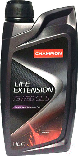 Изображение товара Трансмиссионное масло Champion Life Extension GL-5 75W90 / 8203701 (1л)