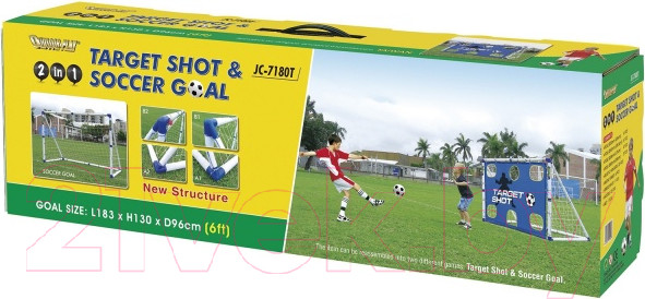 Изображение товара Футбольные ворота DFC 2-в-1 GOAL7180T