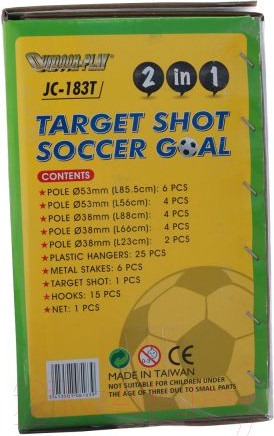 Изображение товара Футбольные ворота DFC 2-в-1 6ft GOAL183T