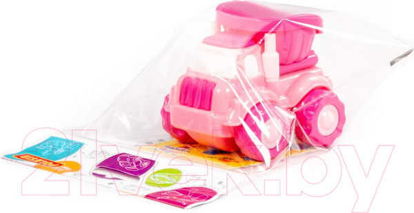 Изображение товара Самосвал игрушечный Полесье Оскар / 88772 (розовый)