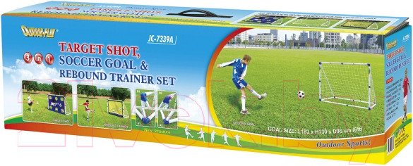 Изображение товара Футбольные ворота DFC 3-в-1 GOAL7339A