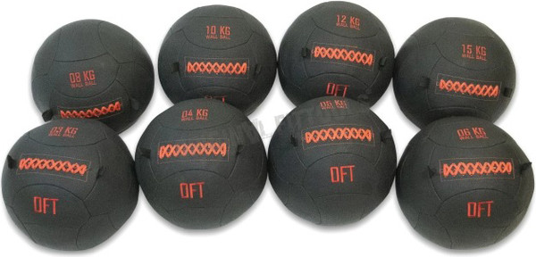 Изображение товара Медицинбол Original FitTools Wall Ball Deluxe FT-DWB-SET (8шт)