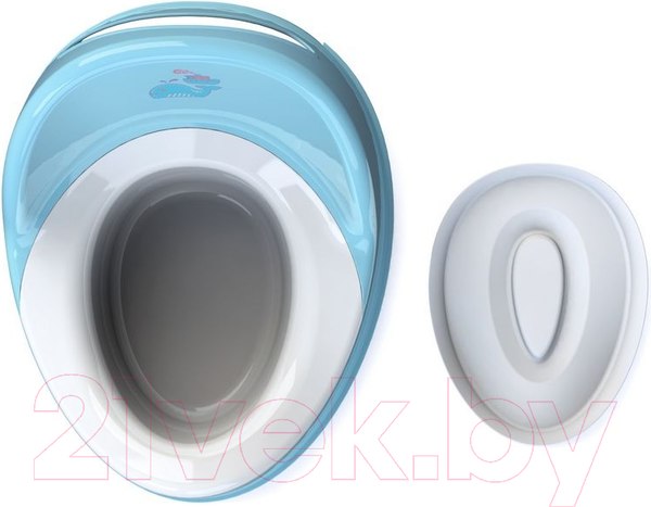 Изображение товара Детский горшок Kidwick Гранд / KW050202 (голубой/белый)