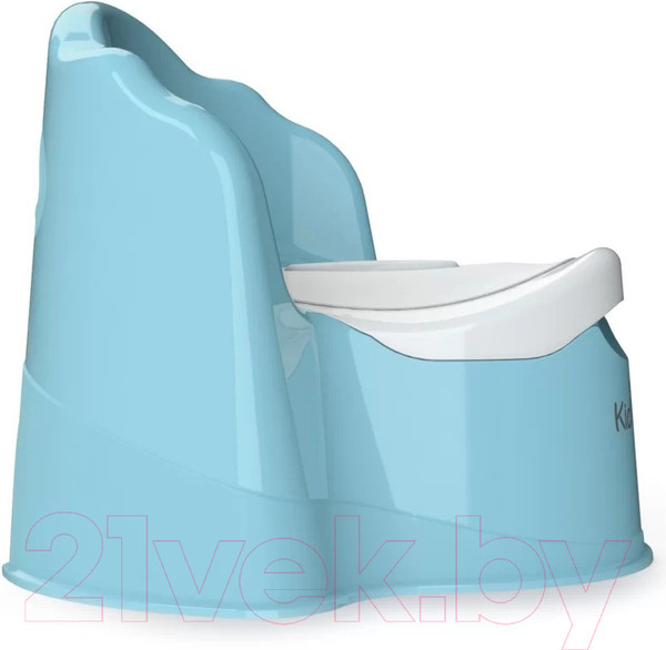 Изображение товара Детский горшок Kidwick Трон / KW070202 (голубой/белый)
