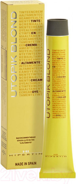Изображение товара Крем-краска для волос Hipertin Altamente Utopik Стойкая 12/22S (60мл, супер блондин перламутровый)