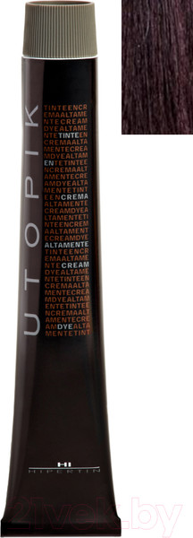 Изображение товара Крем-краска для волос Hipertin Altamente Utopik Стойкая 4/72 (60мл, коричневый интенсивный)