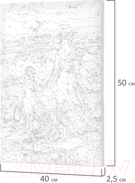 Изображение товара Картина по номерам Остров Сокровищ На прогулке с мамой / 662909