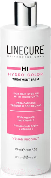 Изображение товара Бальзам для волос Hipertin Linecure Hydro Color Trеatment Balm For Hair Dyed Or With Highl (300мл)