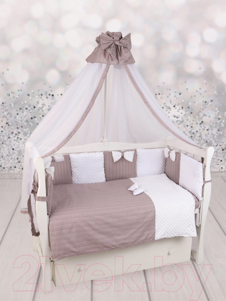 Изображение товара Бортик в кроватку Amarobaby Exclusive Original Collectio Косичка (12 подушек)