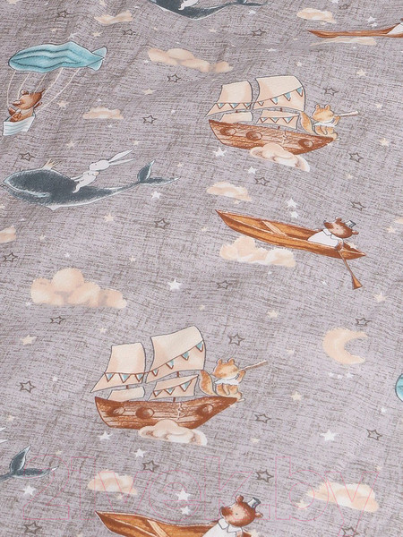 Изображение товара Бортик в кроватку Amarobaby Путешественники (12 подушек)