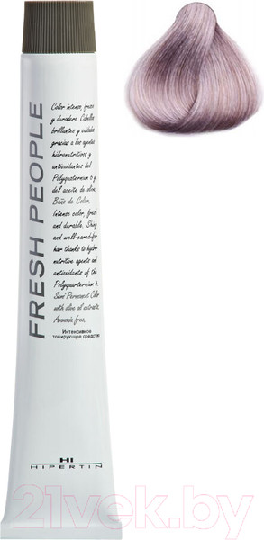 Изображение товара Крем-краска для волос Hipertin Fresh People Интенсивно тонирующая 0/12 (60мл, пепельно-перламутровый)