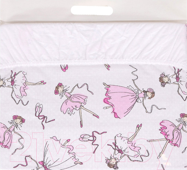 Изображение товара Комплект постельный для малышей Amarobaby Baby Boom / КПБ-3 Амели (белый)