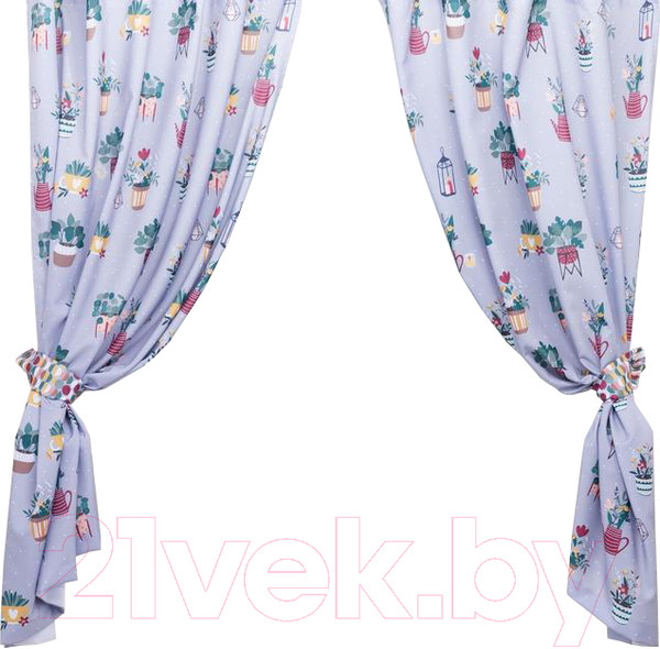 Изображение товара Комплект штор Этель Hygge 5513587 (145x180, 2шт, с подхватами)