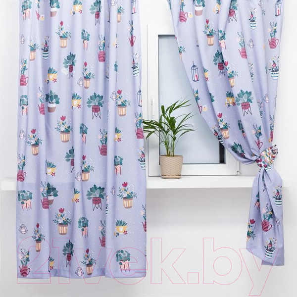 Изображение товара Комплект штор Этель Hygge 5513587 (145x180, 2шт, с подхватами)