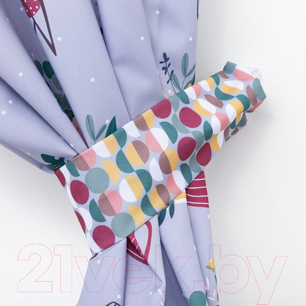 Изображение товара Комплект штор Этель Hygge 5513587 (145x180, 2шт, с подхватами)