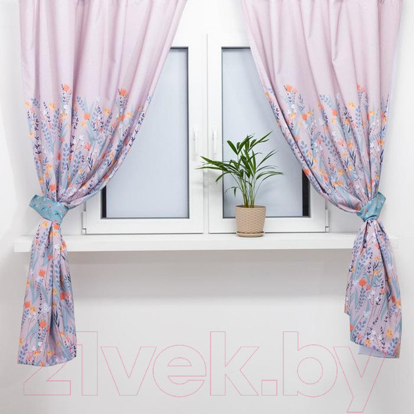 Изображение товара Комплект штор Этель Meow 5513588 (145x180, 2шт, с подхватами)