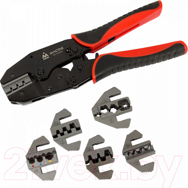 Изображение товара Инструмент обжимной Мастак Для обжима изолированных наконечников / 106-40007C (7 предметов)